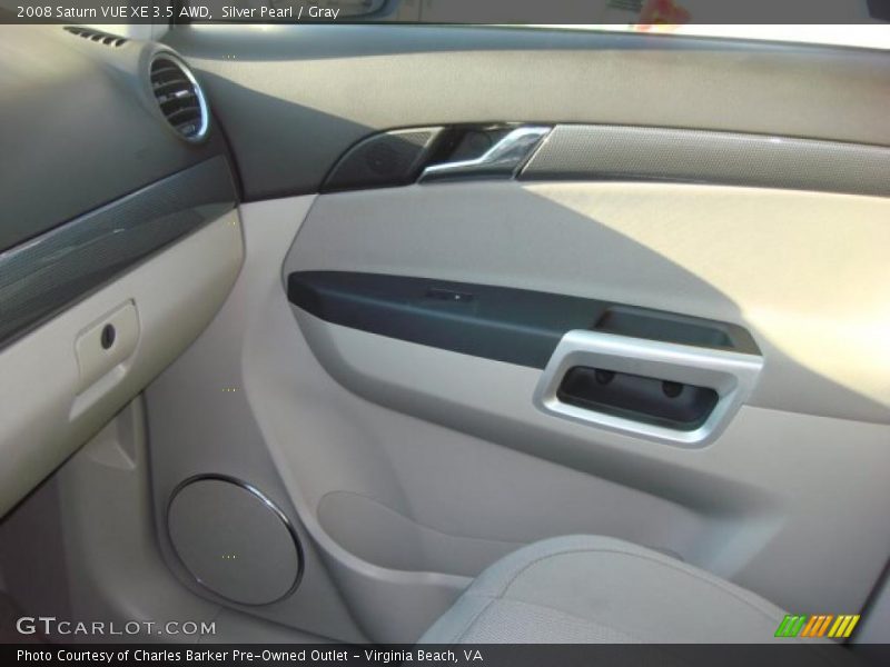 Silver Pearl / Gray 2008 Saturn VUE XE 3.5 AWD