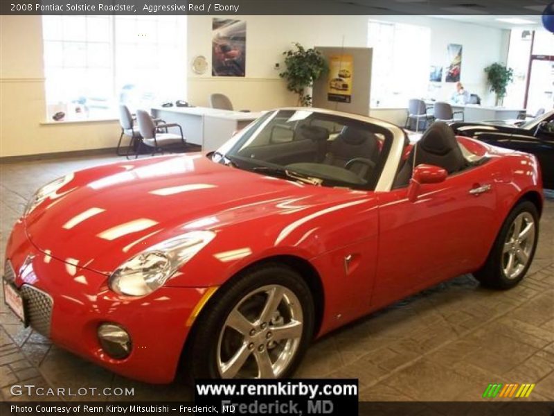 Aggressive Red / Ebony 2008 Pontiac Solstice Roadster