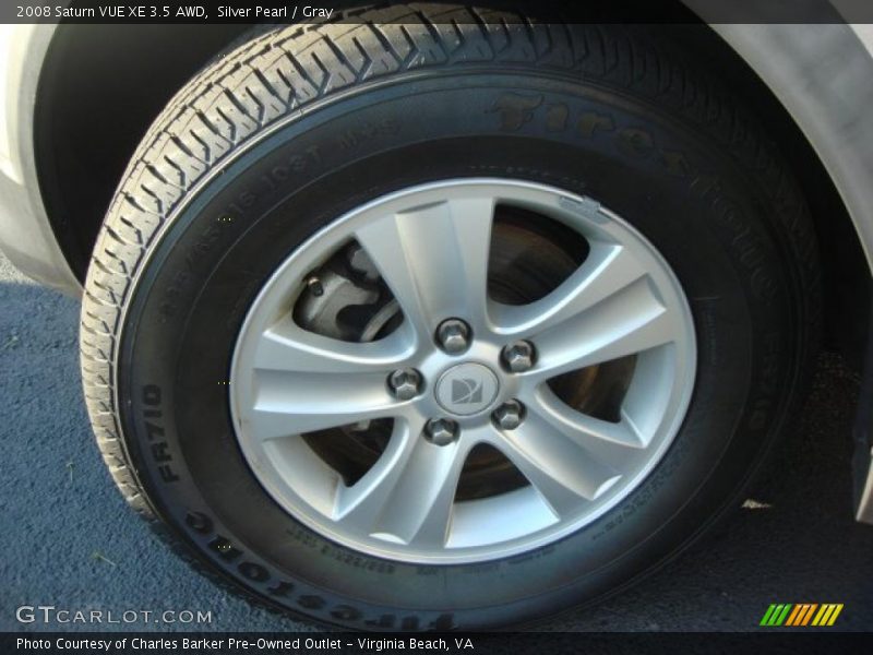 Silver Pearl / Gray 2008 Saturn VUE XE 3.5 AWD