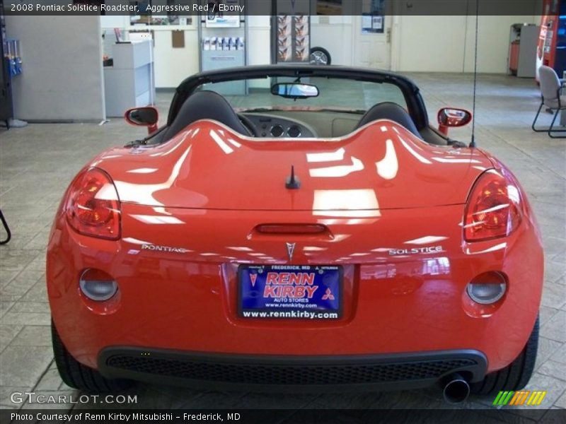 Aggressive Red / Ebony 2008 Pontiac Solstice Roadster