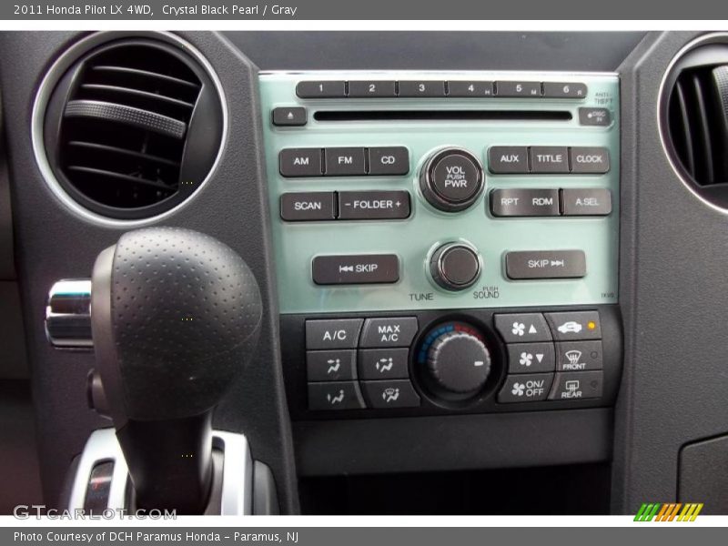 Crystal Black Pearl / Gray 2011 Honda Pilot LX 4WD