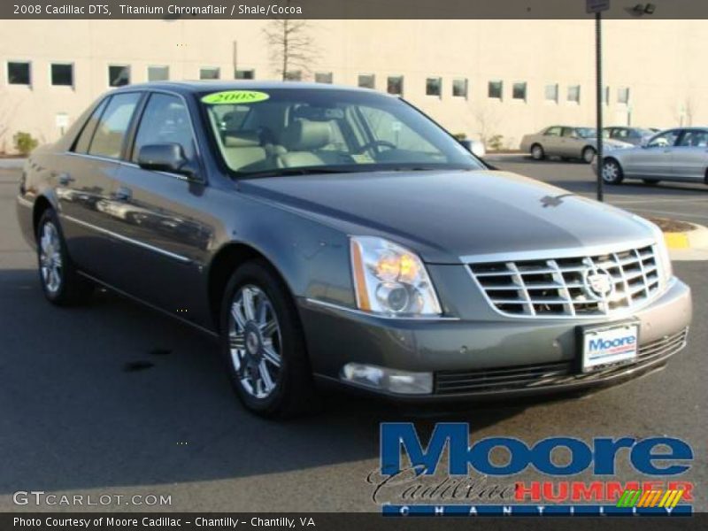 Titanium Chromaflair / Shale/Cocoa 2008 Cadillac DTS