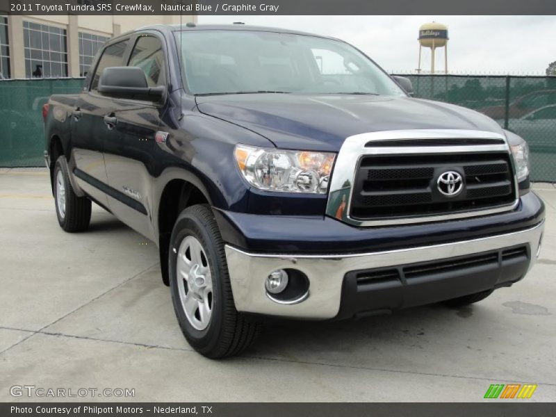 Nautical Blue / Graphite Gray 2011 Toyota Tundra SR5 CrewMax
