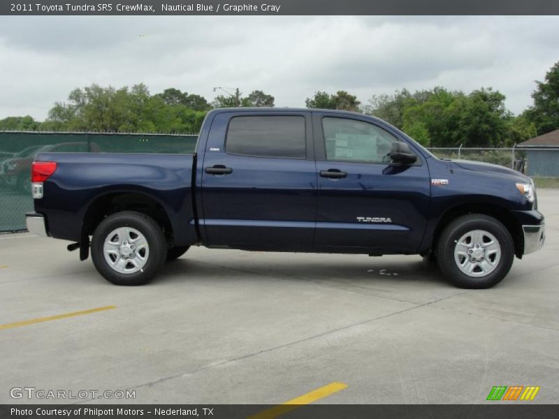 Nautical Blue / Graphite Gray 2011 Toyota Tundra SR5 CrewMax