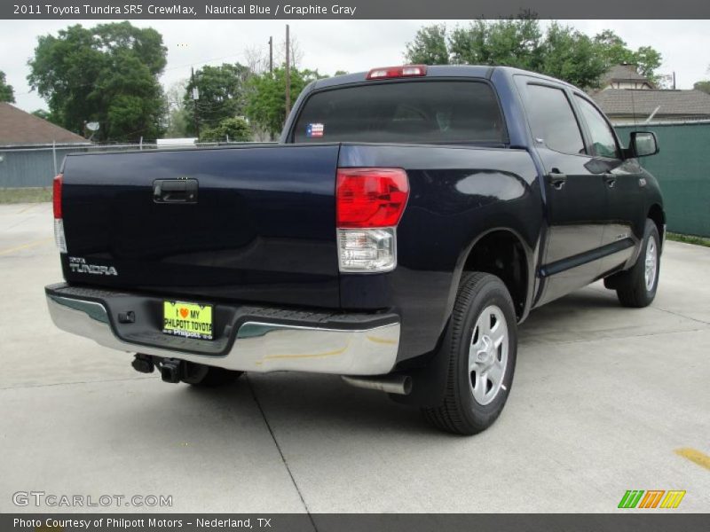 Nautical Blue / Graphite Gray 2011 Toyota Tundra SR5 CrewMax