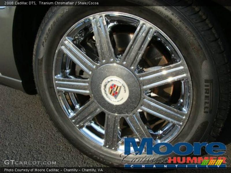 Titanium Chromaflair / Shale/Cocoa 2008 Cadillac DTS