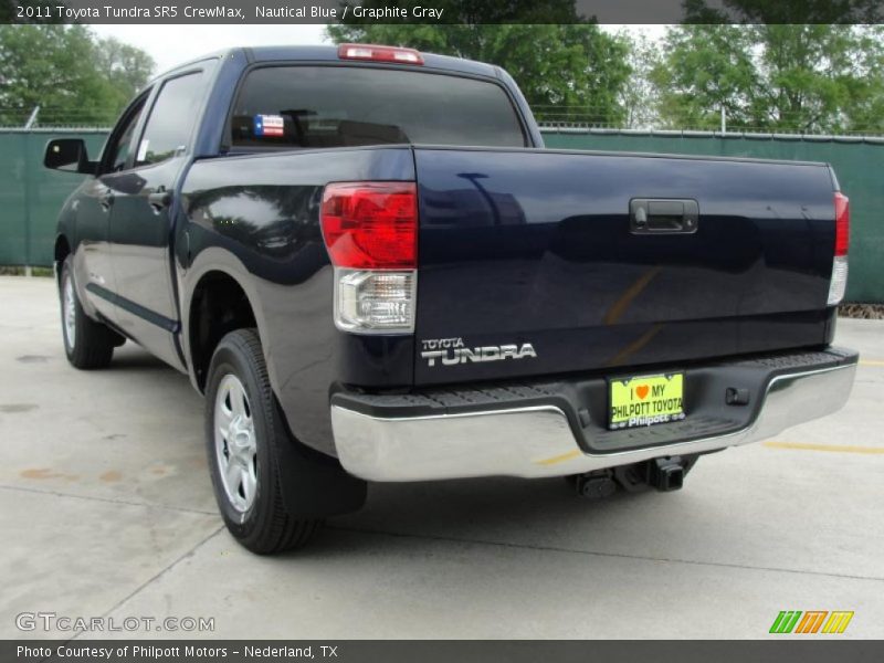 Nautical Blue / Graphite Gray 2011 Toyota Tundra SR5 CrewMax