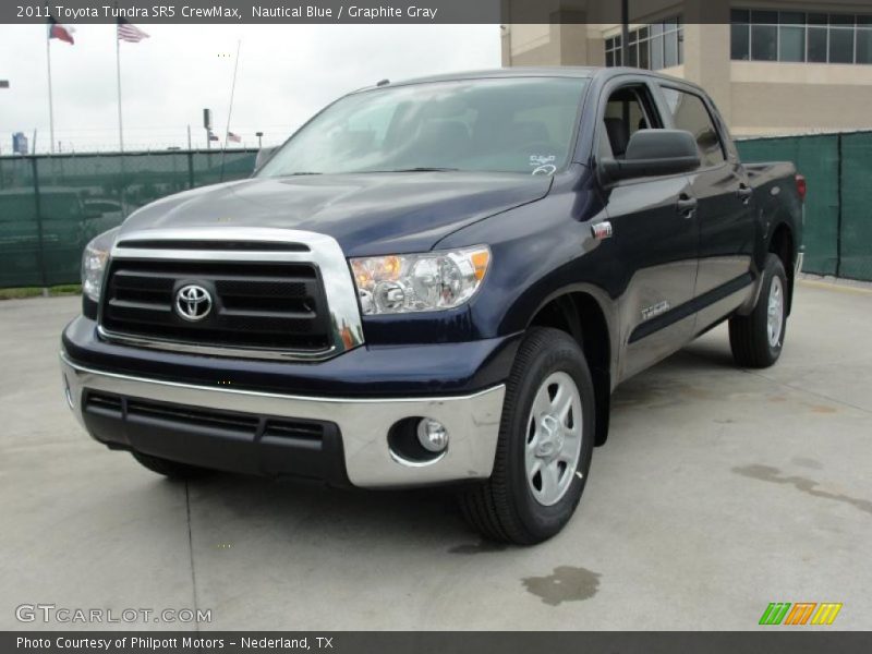 Nautical Blue / Graphite Gray 2011 Toyota Tundra SR5 CrewMax