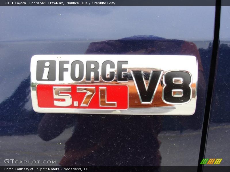 Nautical Blue / Graphite Gray 2011 Toyota Tundra SR5 CrewMax