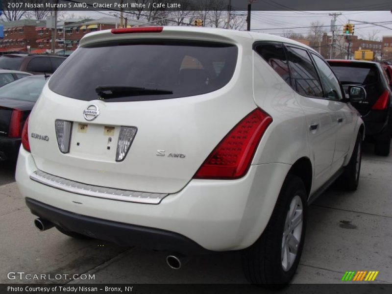 Glacier Pearl White / Cafe Latte 2007 Nissan Murano S AWD