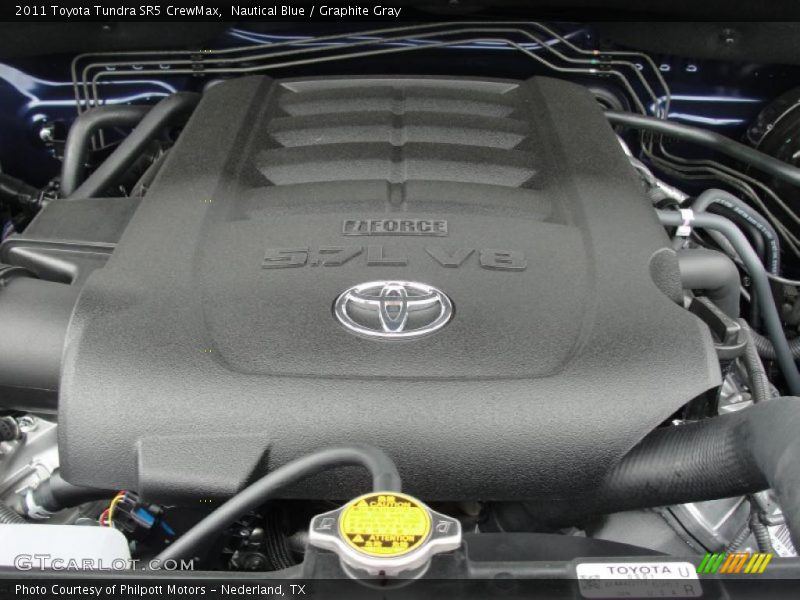 Nautical Blue / Graphite Gray 2011 Toyota Tundra SR5 CrewMax