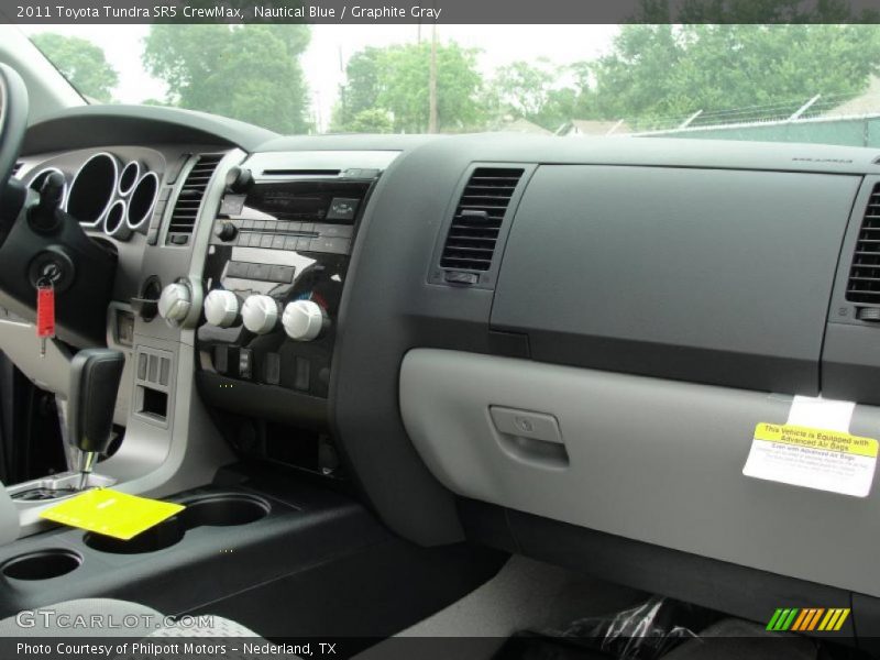 Nautical Blue / Graphite Gray 2011 Toyota Tundra SR5 CrewMax