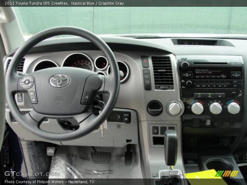 Nautical Blue / Graphite Gray 2011 Toyota Tundra SR5 CrewMax
