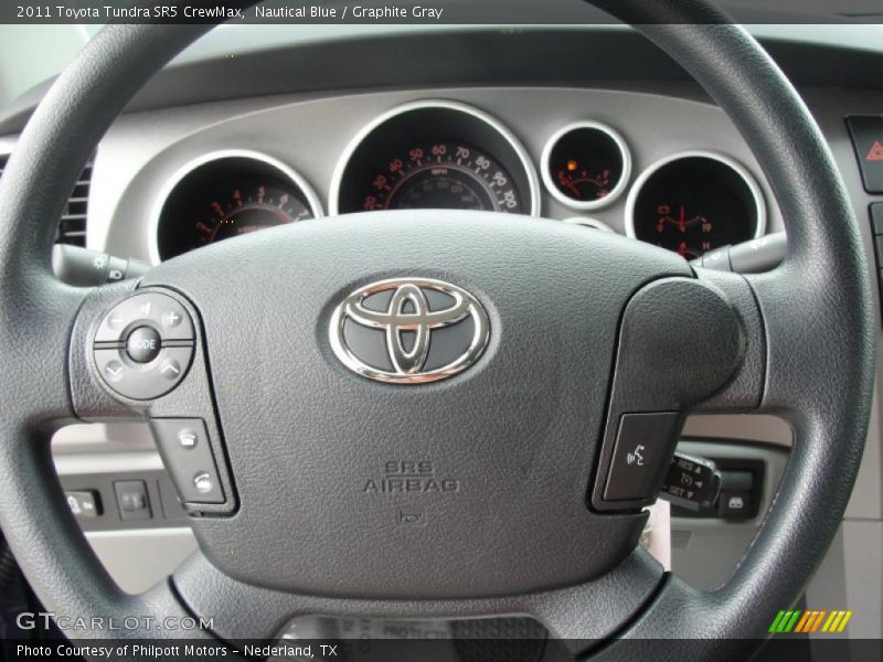 Nautical Blue / Graphite Gray 2011 Toyota Tundra SR5 CrewMax