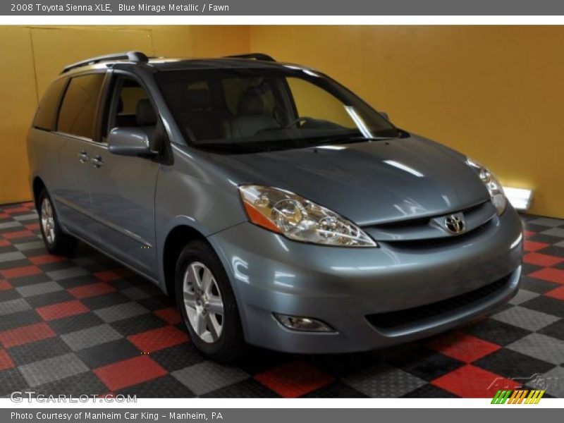 Blue Mirage Metallic / Fawn 2008 Toyota Sienna XLE