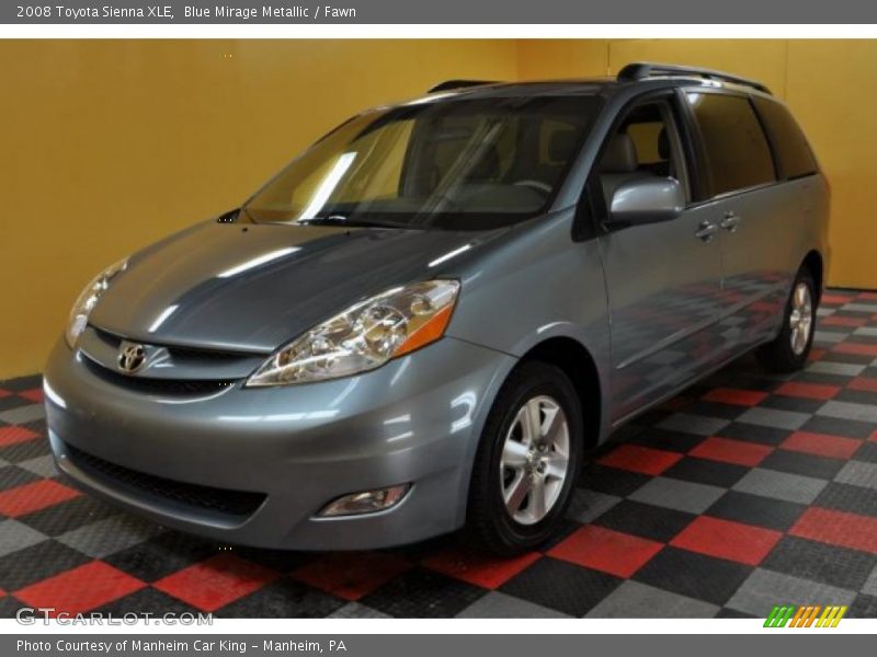 Blue Mirage Metallic / Fawn 2008 Toyota Sienna XLE
