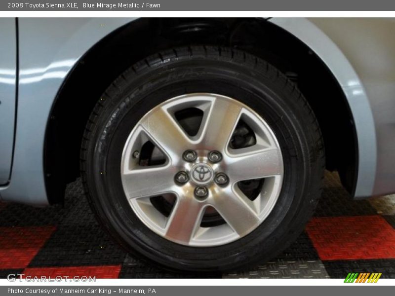 Blue Mirage Metallic / Fawn 2008 Toyota Sienna XLE