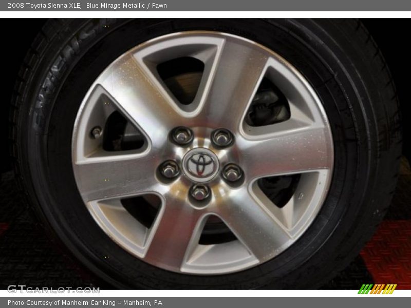 Blue Mirage Metallic / Fawn 2008 Toyota Sienna XLE