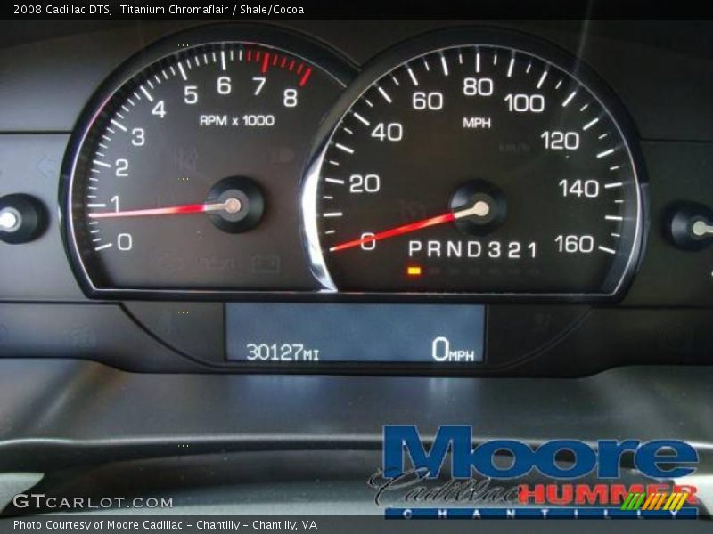 Titanium Chromaflair / Shale/Cocoa 2008 Cadillac DTS