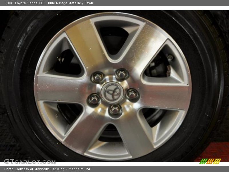 Blue Mirage Metallic / Fawn 2008 Toyota Sienna XLE