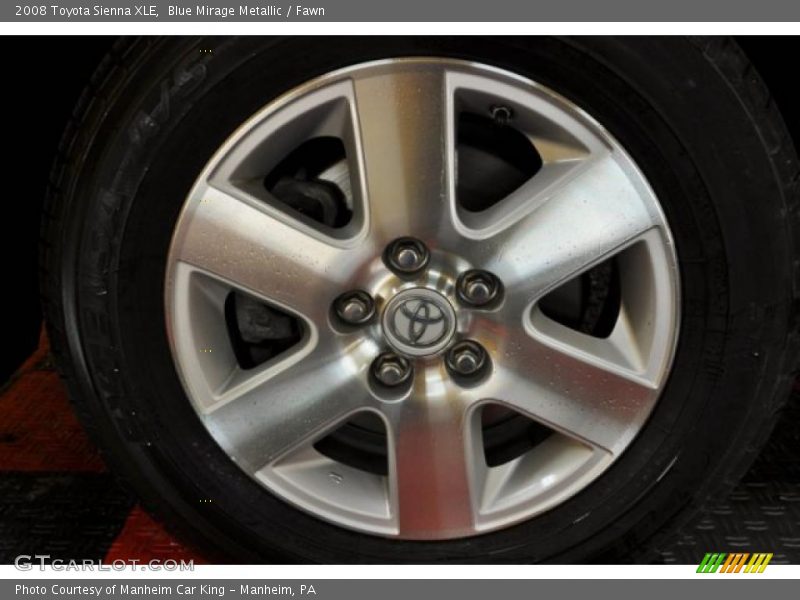 Blue Mirage Metallic / Fawn 2008 Toyota Sienna XLE