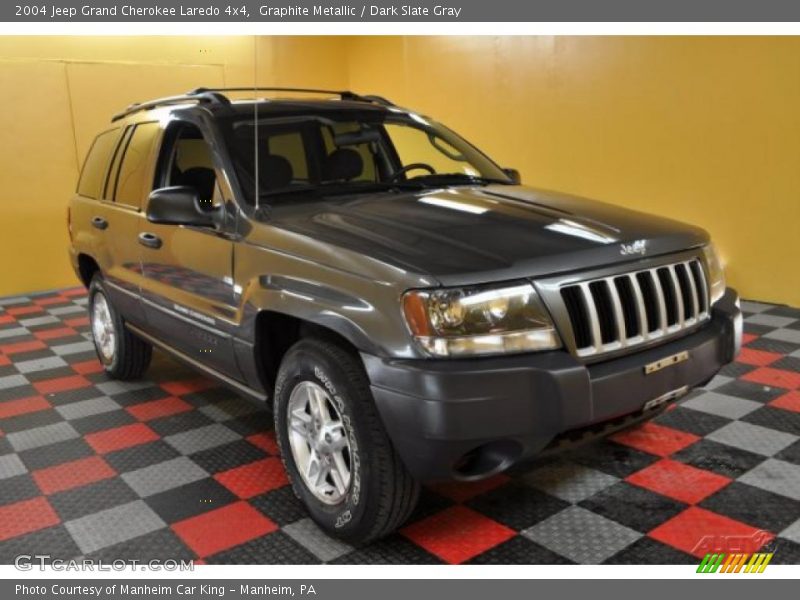 Graphite Metallic / Dark Slate Gray 2004 Jeep Grand Cherokee Laredo 4x4