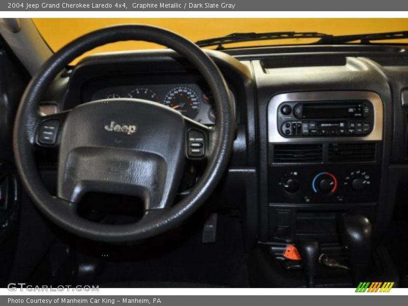 Graphite Metallic / Dark Slate Gray 2004 Jeep Grand Cherokee Laredo 4x4
