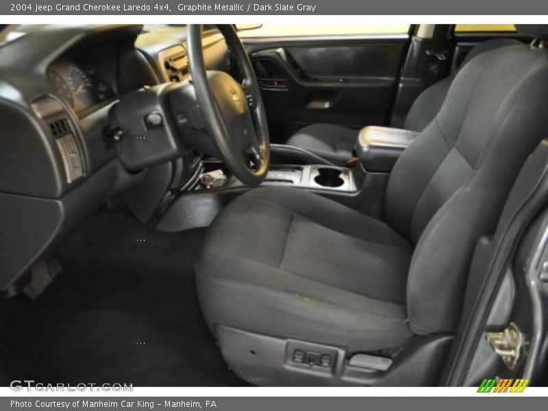 Graphite Metallic / Dark Slate Gray 2004 Jeep Grand Cherokee Laredo 4x4