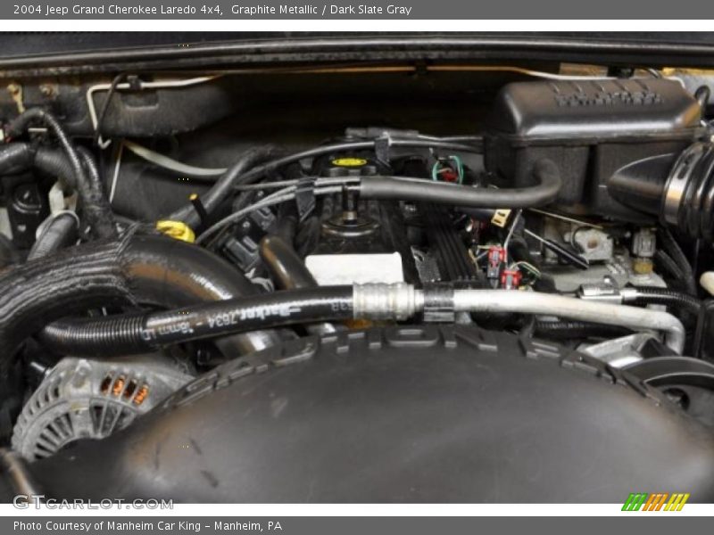 Graphite Metallic / Dark Slate Gray 2004 Jeep Grand Cherokee Laredo 4x4