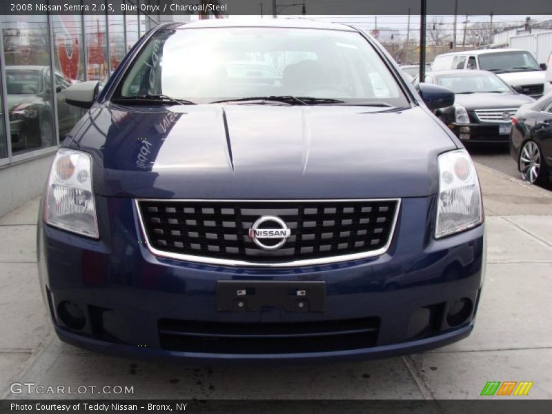 Blue Onyx / Charcoal/Steel 2008 Nissan Sentra 2.0 S