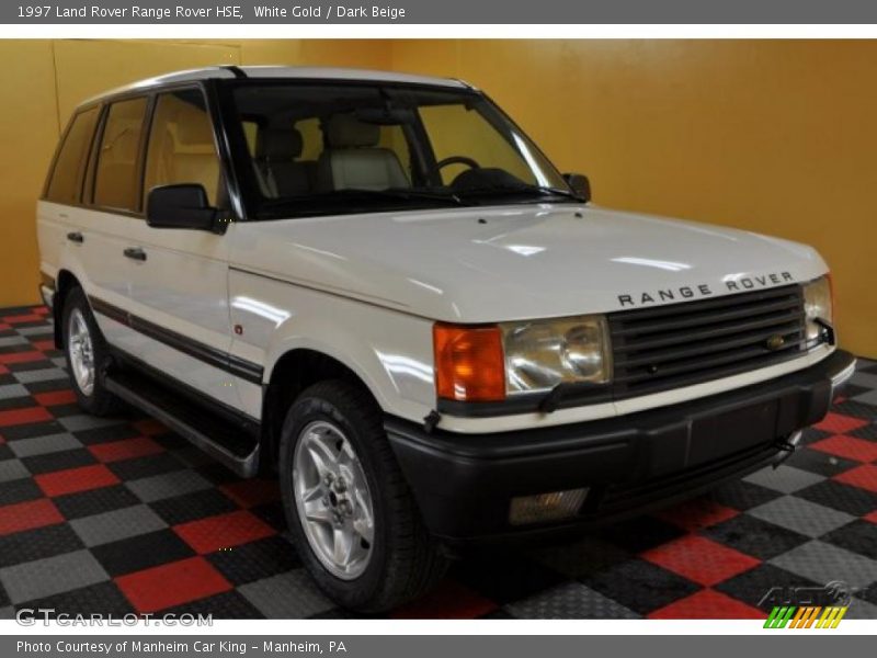 White Gold / Dark Beige 1997 Land Rover Range Rover HSE