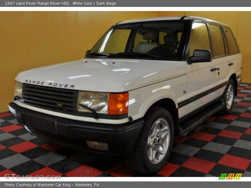 White Gold / Dark Beige 1997 Land Rover Range Rover HSE