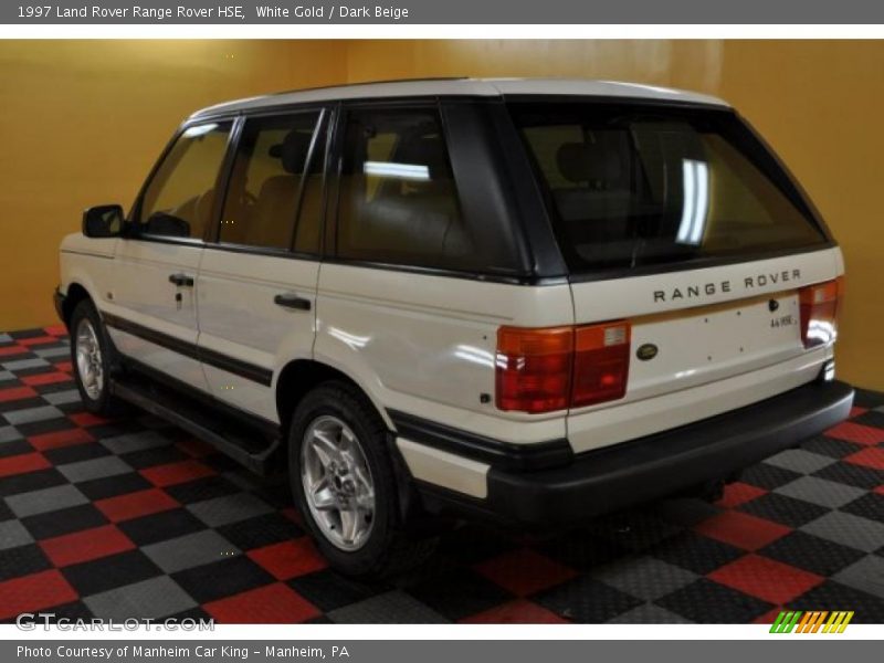 White Gold / Dark Beige 1997 Land Rover Range Rover HSE