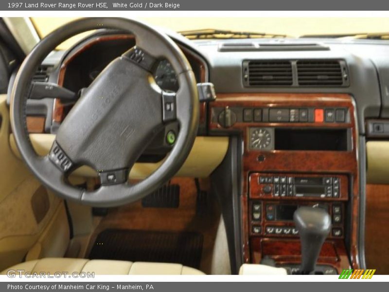 White Gold / Dark Beige 1997 Land Rover Range Rover HSE
