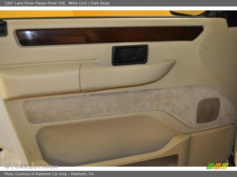 White Gold / Dark Beige 1997 Land Rover Range Rover HSE