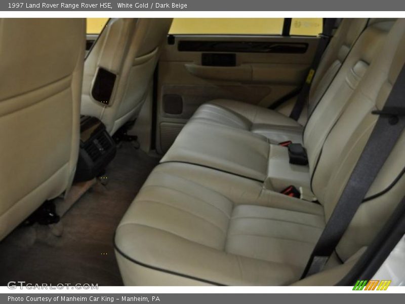 White Gold / Dark Beige 1997 Land Rover Range Rover HSE