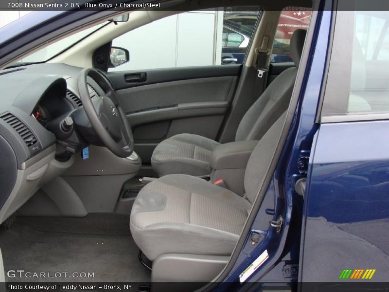 Blue Onyx / Charcoal/Steel 2008 Nissan Sentra 2.0 S