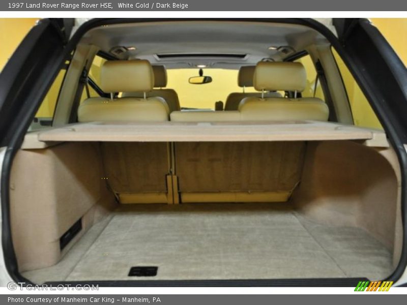White Gold / Dark Beige 1997 Land Rover Range Rover HSE