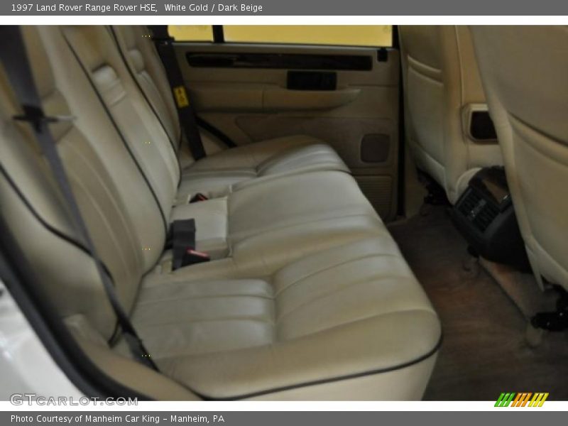 White Gold / Dark Beige 1997 Land Rover Range Rover HSE