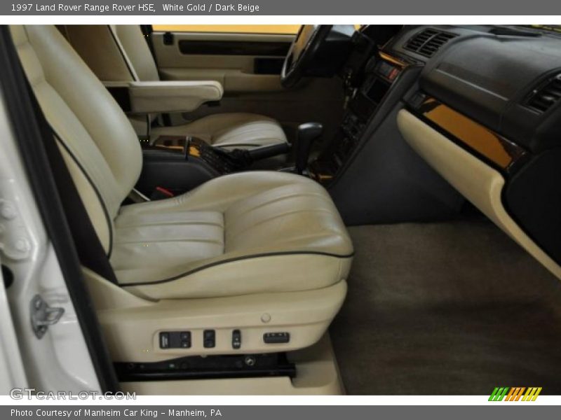 White Gold / Dark Beige 1997 Land Rover Range Rover HSE
