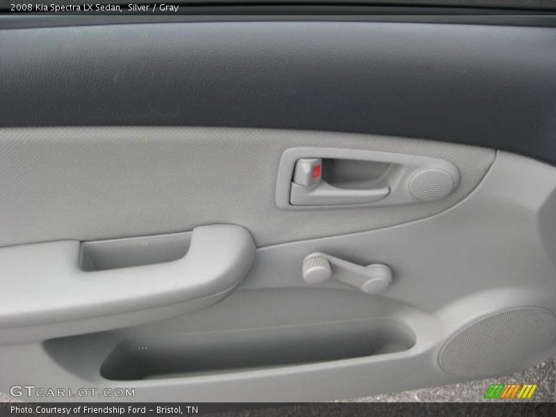 Silver / Gray 2008 Kia Spectra LX Sedan