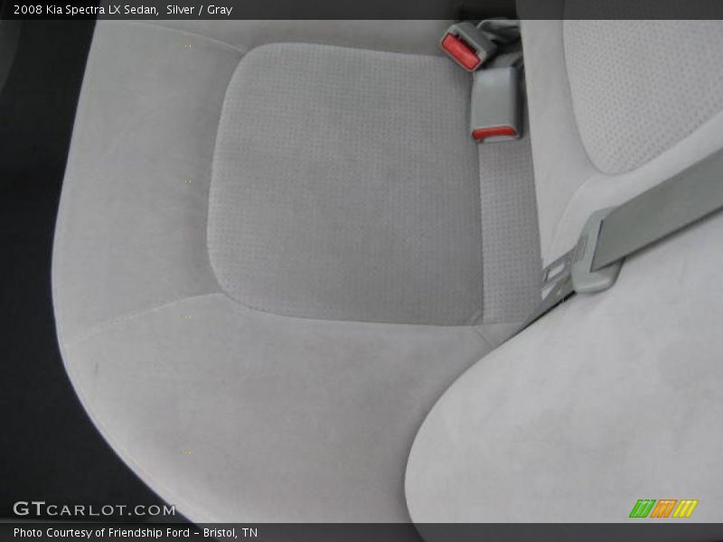 Silver / Gray 2008 Kia Spectra LX Sedan
