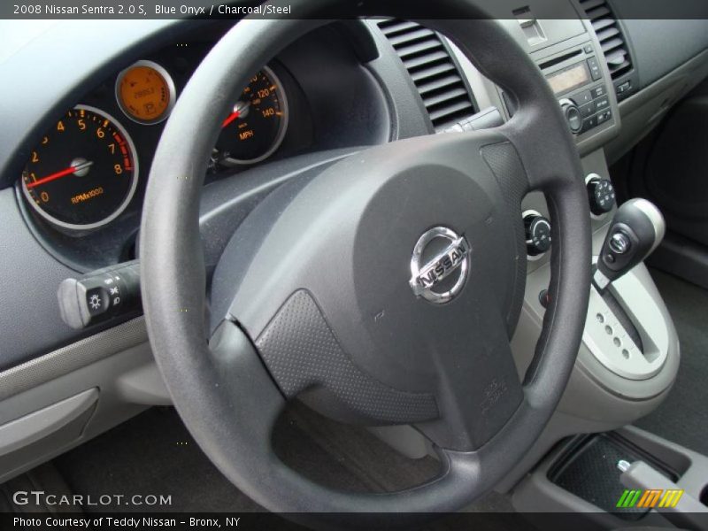 Blue Onyx / Charcoal/Steel 2008 Nissan Sentra 2.0 S