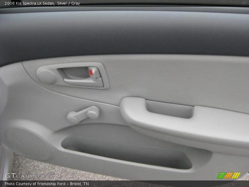 Silver / Gray 2008 Kia Spectra LX Sedan