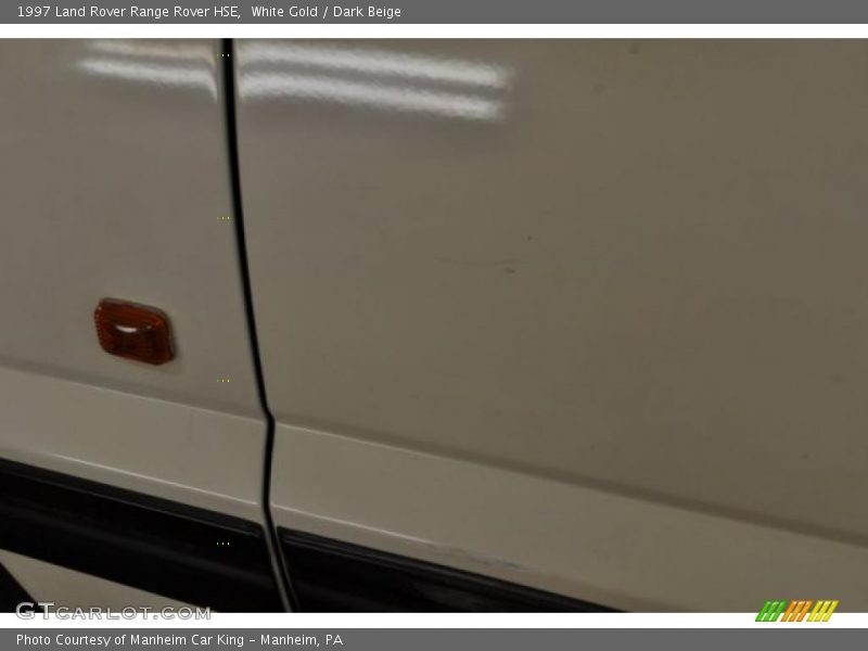 White Gold / Dark Beige 1997 Land Rover Range Rover HSE