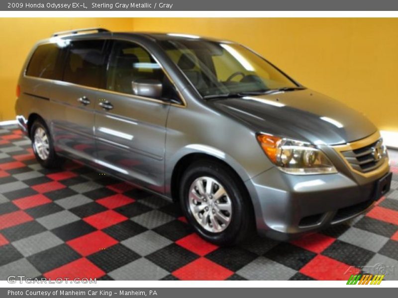 Sterling Gray Metallic / Gray 2009 Honda Odyssey EX-L