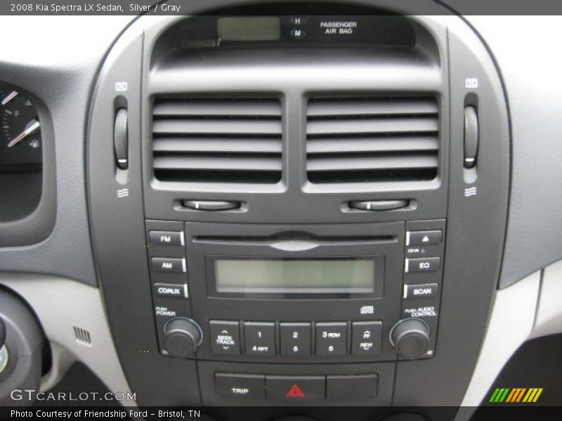 Silver / Gray 2008 Kia Spectra LX Sedan