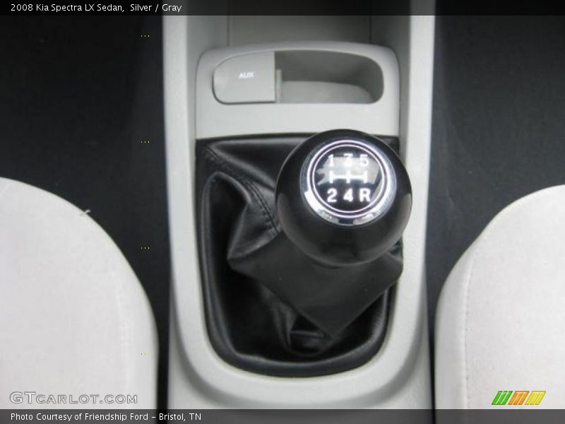 Silver / Gray 2008 Kia Spectra LX Sedan