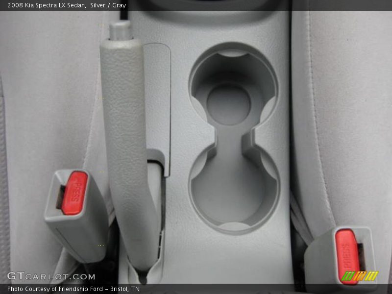 Silver / Gray 2008 Kia Spectra LX Sedan