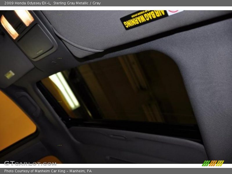 Sterling Gray Metallic / Gray 2009 Honda Odyssey EX-L